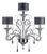 Collection Orchidea Wall Lamp in Metal and Crystal by Jago For Sale
