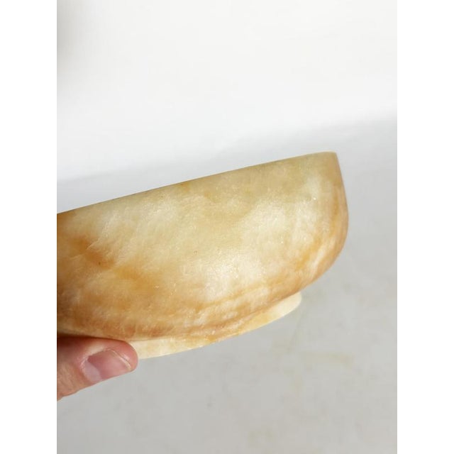 Gemstone Vintage Minimalist Onyx Bowl, France, 1950s For Sale - Image 7 of 9