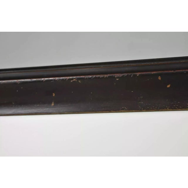 Antique Jacobean Renaissance Carved Mahogany Accent Side Table W/ Celluloid Top For Sale In Philadelphia - Image 6 of 12