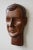 Vintage Hand-Carved Male Bust Wall Hanging, Circa Mid 20th-Century For Sale - Image 4 of 13