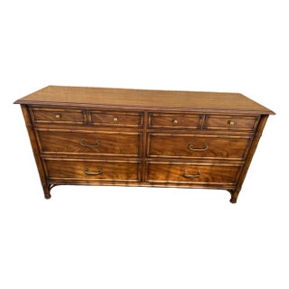 Vintage Drexel Malay 6 Drawer Dresser For Sale