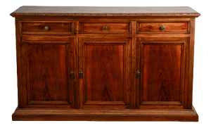 Vintage Low-Framed Wooden Sideboard