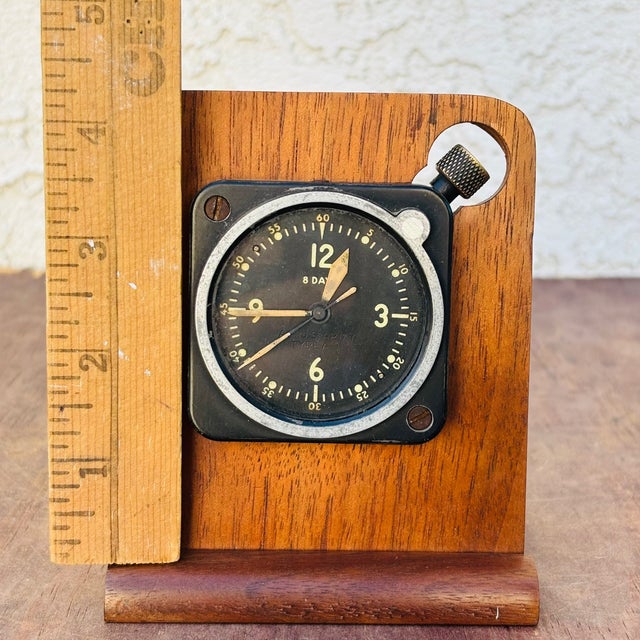 1940s Jaeger-LeCoultre Longines A. F. u.s. Army a-11 8 Day Clock For Sale - Image 14 of 15