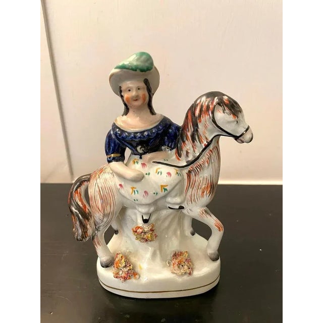 Antique Victorian Staffordshire Figures, Set of 2 For Sale - Image 3 of 11