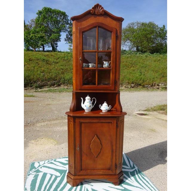 Corner Display Cabinet, 1980s For Sale - Image 6 of 18