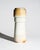 Porcelain vase by German ceramic artist Martin Schlotz, made from grey chamotte porcelain with Limoges engobe and a salt-...