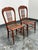 Victorian 19th Century Victorian Oak Side Chairs, Pair For Sale - Image 3 of 12