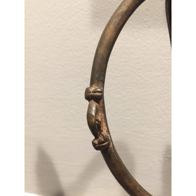 Antique African Bronze Boat Anklet Currency For Sale - Image 4 of 5