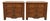 Pair of Thomasville Country French Nightstands For Sale
