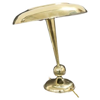 Brass Table Lamp attributed to Oscar Torlasco for Lumi, 1950s For Sale