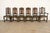 English Berkey & Gay Antique English Jacobean Carved Walnut Dining Chairs, Set of Six For Sale - Image 3 of 16