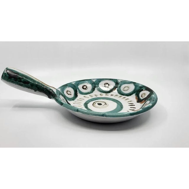 French Ceramic Decorative Plate by Robert Picault for Vallauris, 1970s For Sale - Image 9 of 11