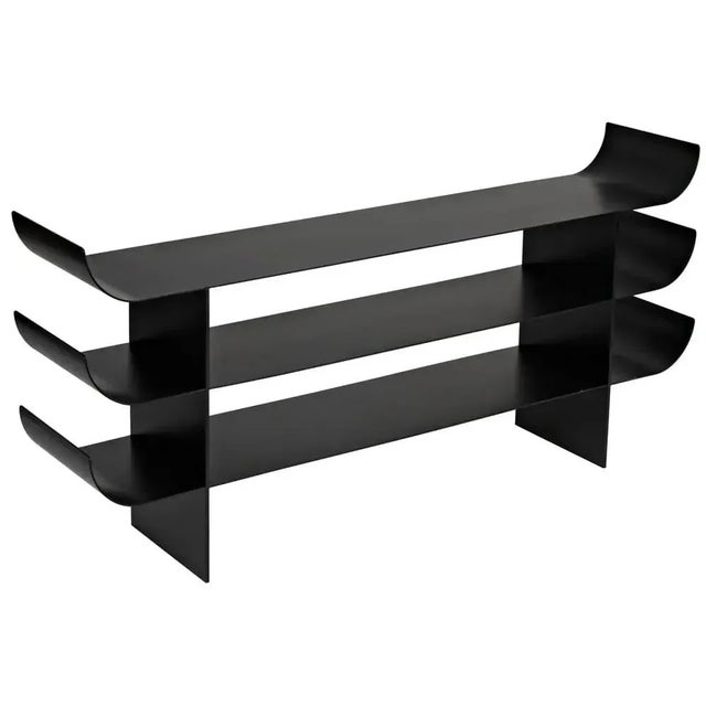 Not Yet Made - Made To Order NOIR Kyoto Console, Black Iron For Sale - Image 5 of 6