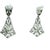 Art Deco Vintage Platinum Diamond Articulated Drop Earrings, Circa 1940s, A Pair For Sale - Image 3 of 8