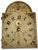 Early 19th Century Antique American Hand Painted Wood Grandfather Clock Dial by Connecticut Maker Silas Hoadley - Circa Very Early 1800s For Sale - Image 5 of 18