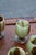 Mid-Century Modern Tanzanian Green Onyx Liquor Glasses, 1950s, Set of 6 For Sale - Image 3 of 10