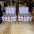 Pair Striped Baker Bergères For Sale - Image 10 of 11