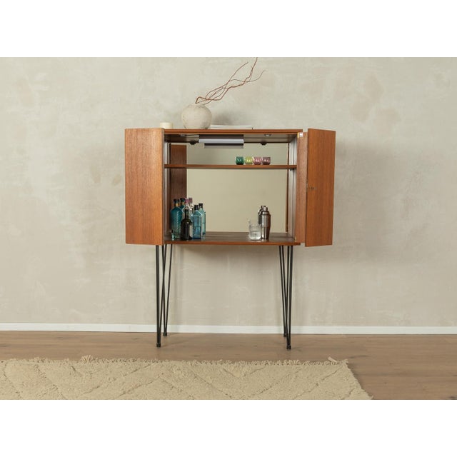Mid-Century Modern Illuminated Bar Cabinet from WK Möbel, 1960s For Sale - Image 3 of 11