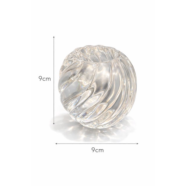 1980s Vintage Scandinavian Crystal Candleholder from Kosta Boda, 1980s For Sale - Image 5 of 9