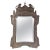 Ornate 19 Century Indian Silver Clad Mirror For Sale