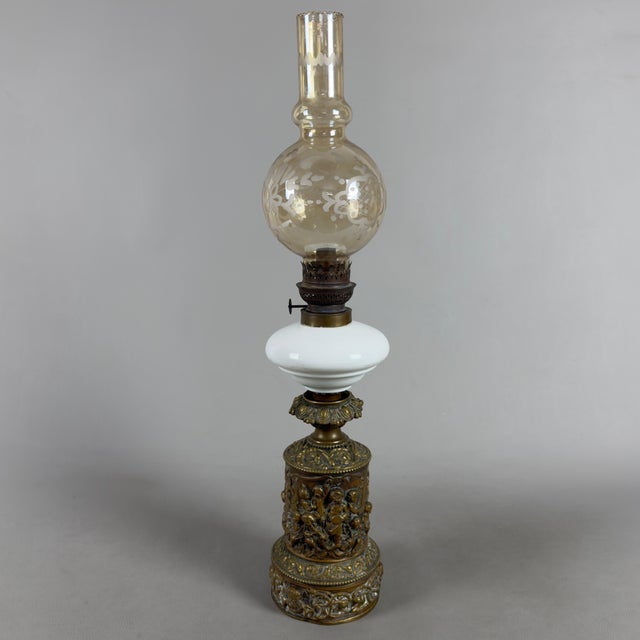 Vintage French Petroleum Lamp, 1940s For Sale - Image 13 of 13