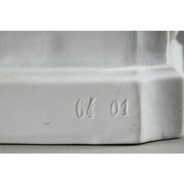 Porcelain Biscuit Figurines of the Child Reading and the Child Drawing, 1900s, Set of 2 For Sale - Image 14 of 18