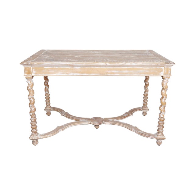 Early 21st Century Sarreid Gustavian Style Writing Desk For Sale - Image 5 of 12