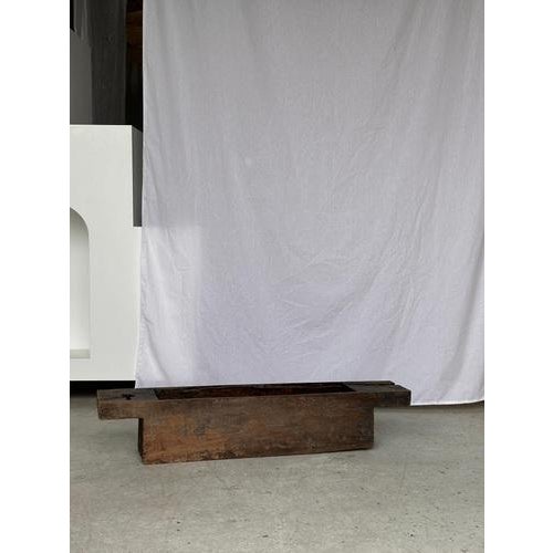 Traditional Asian Teak Chest for Storing Rice For Sale - Image 9 of 18