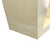 Vintage Modern Parchment-Style Console Table With Glass Top and Brass Accents For Sale - Image 17 of 18