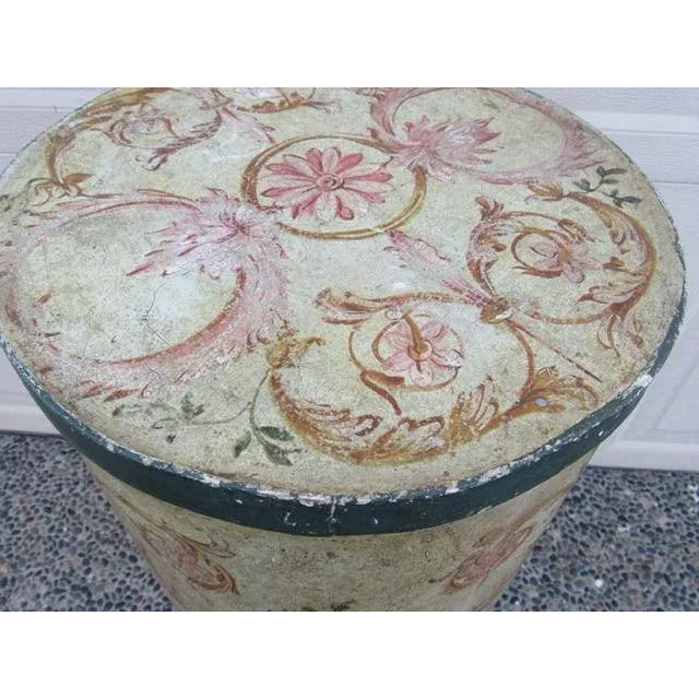Antique Painted Italian Drum Table For Sale - Image 11 of 12