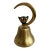 Rare Walter Bosse Mid Century Modern Owl Bell Hagenauer Brass Austria Vintage For Sale