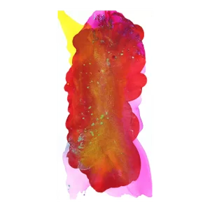 Escape in Color - Warm Bright Textured Abstract Painting Original Artwork by Clara Berta