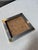 1970s Vintage Cork and Metal Tray With Brass Corner Accents For Sale - Image 5 of 7