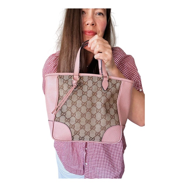 Vintage Gucci Pink Bree Bag For Sale