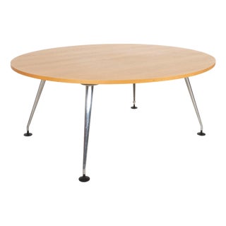 Medamorph Dining Table in Brown Wood and Chrome from Vitra For Sale