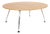 Medamorph Dining Table in Brown Wood and Chrome from Vitra For Sale