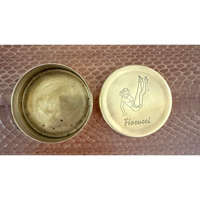 Fiorucci Vintage Brass Box For Sale - Image 4 of 5