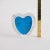 Transparent Vintage Glass Striped Heart Portrait Frame For Sale - Image 8 of 9