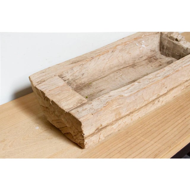 Mao Vintage Rustic Log Flower Vase For Sale - Image 4 of 8