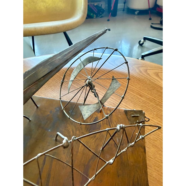 1960s Juan Luis Buñuel Kinetic Metal Sculpture Signed Brutalist Wire Assemblage Surrealist Art For Sale In Las Vegas - Image 6 of 18