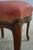 Vintage Leather Top Louis XV Style Carved Table W. 4 Chairs For Sale - Image 16 of 18