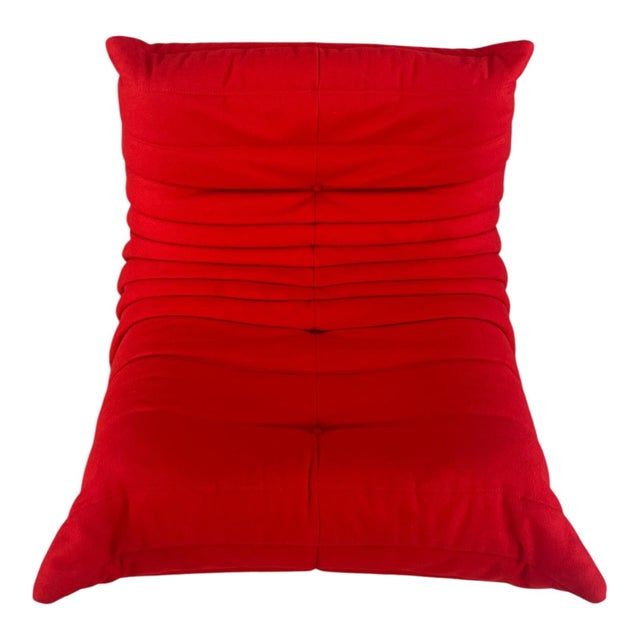 Red Togo One-Seater Sofa in Red from Ligne Roset For Sale - Image 8 of 18