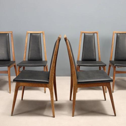 Chairs in Beech, Set of 6 For Sale - Image 3 of 9