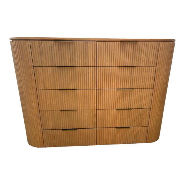 Rh Byron 10-Drawer Dresser - Light Oak For Sale