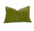Custom made apple green velvet pillows. Double sided velvet with invisible zipper closure. Feather down insert included as...