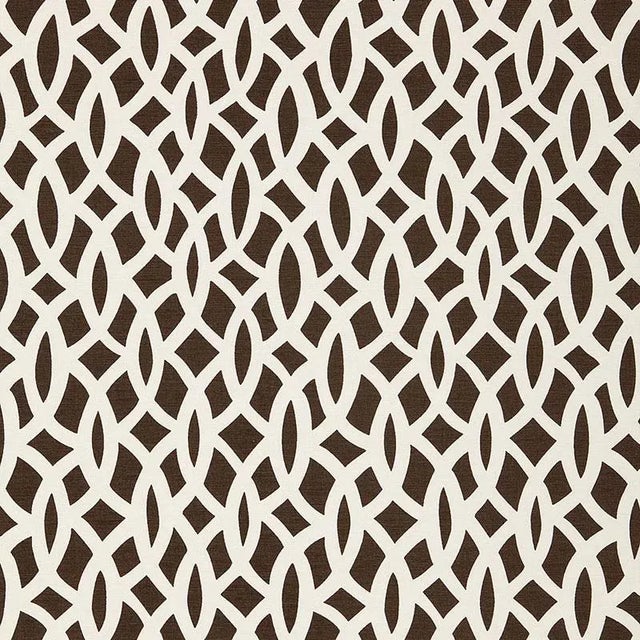 Sample- Schumacher Chain Link Fabric in Java For Sale