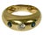 Metal Cartier 18k Yellow Gold Diamond Sapphire Gypsy Ring, France For Sale - Image 7 of 14