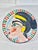 Mid 20th Century Mid-Century Style Postmodern Cubist Face Terracotta Glazed Decorative Plate For Sale - Image 5 of 8