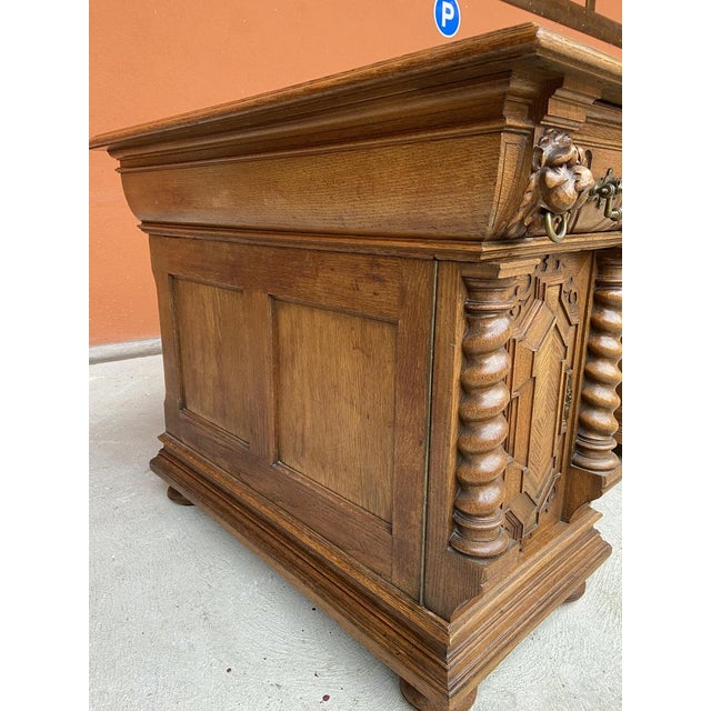 Vintage Wilhelminian Desk, 1880s For Sale - Image 11 of 16