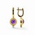 Not Yet Made - Made To Order Vintage Inspired Amethyst and Colorless Topaz Drop Earrings Silver, Gold, A Pair For Sale - Image 5 of 7